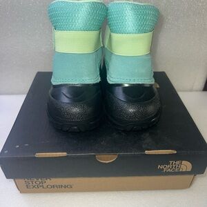 The North Face Toddler Teal and Black Boots
